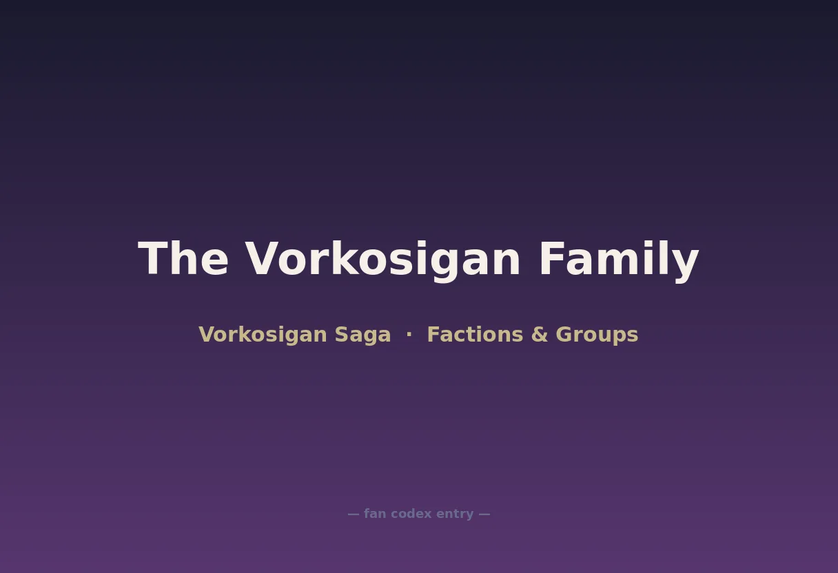 The Vorkosigan Family