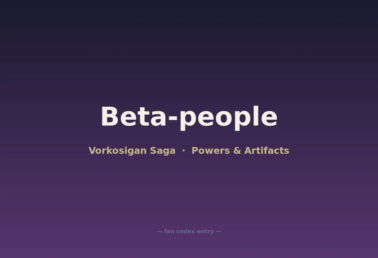 Beta-people