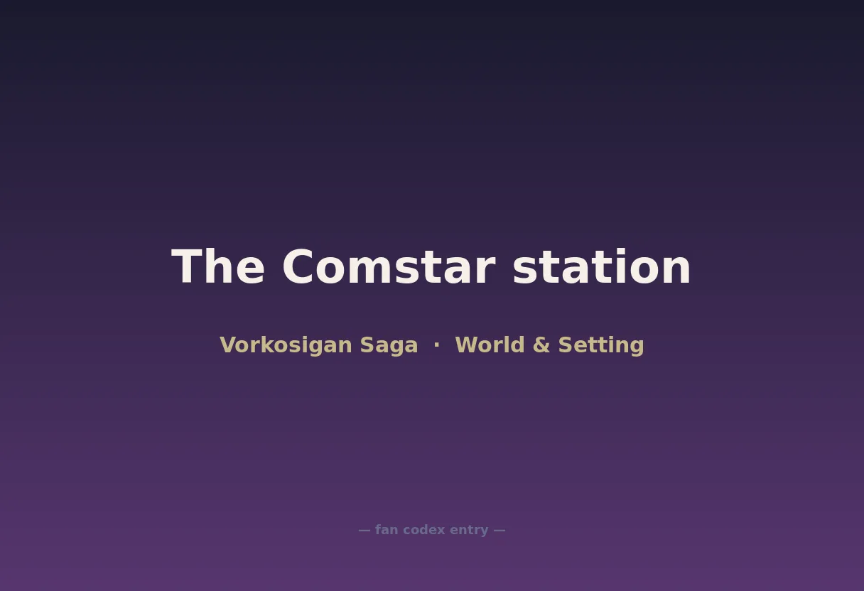 The Comstar station